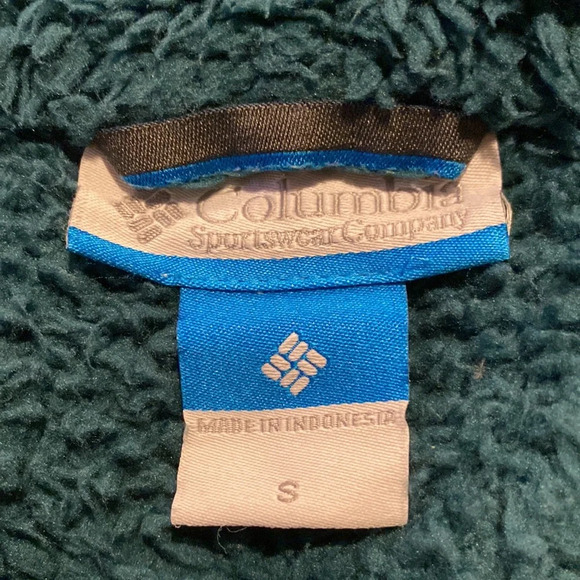 Columbia Women’s Small Fleece Jacket Pockets Turtleneck Full Zip Up - Picture 7 of 9